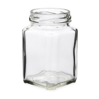 Square Glass Jar