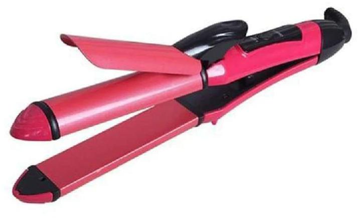 Buy Nova Hair Straightener 2 in 1 Hair straightener and curler for women  men Pink  Lowest price in India GlowRoad
