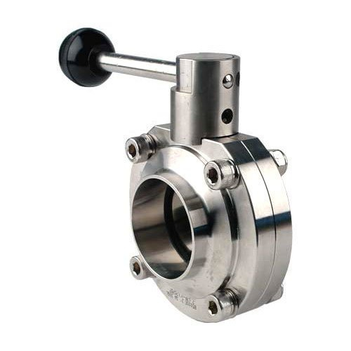 Stainless Steel Plain End Butterfly Valve