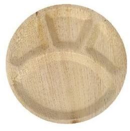 Areca Leaf 4 Partition Plate