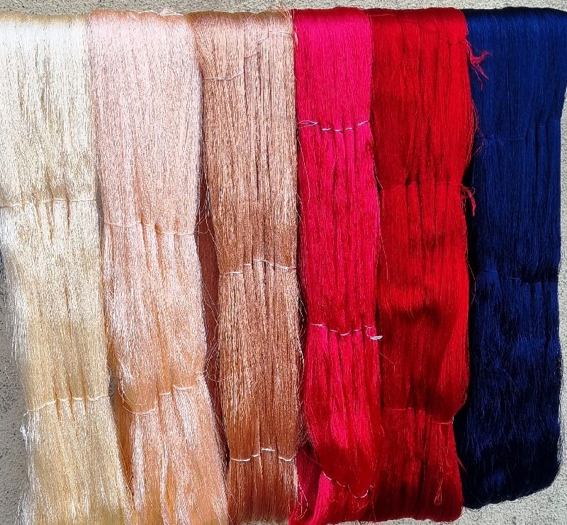 Spun Polyester Dyed Yarn - Manufacturer Exporter Supplier from Surat India