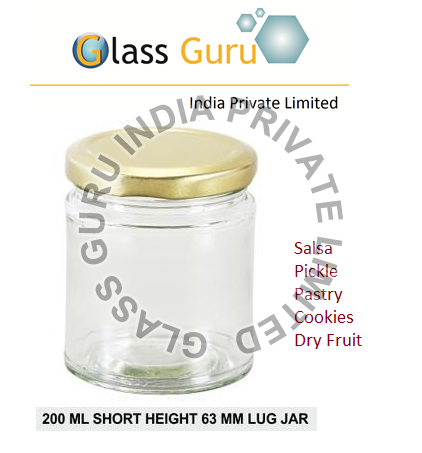 200ml Lug Glass Jar