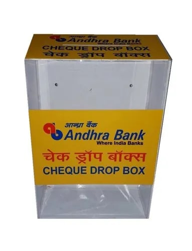 Andhra Bank Cheque Drop Box