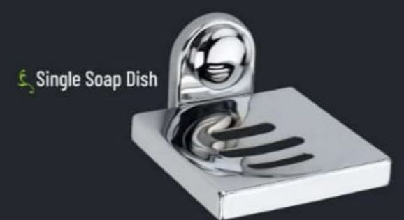3002 Red Lay Flench Series SS Single Soap Dish