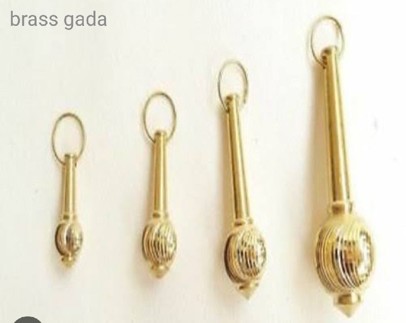 Brass Hanuman  Ji Gada Key Ring