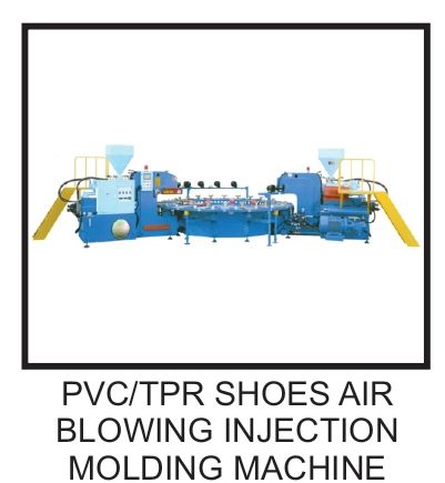 PVC TPR Shoe Air Blowing Injection Molding Machine