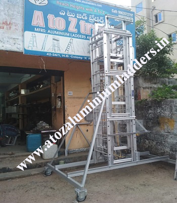 Aluminium Non Tiltable Telescopic Ladders
