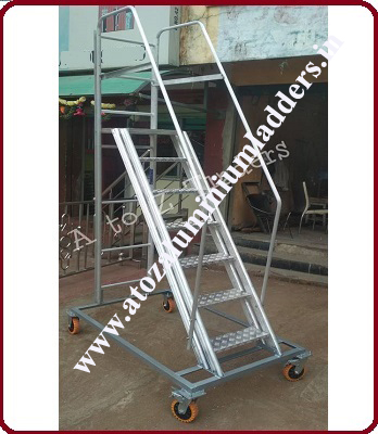 Aluminium Statue Mobile Platform Ladders