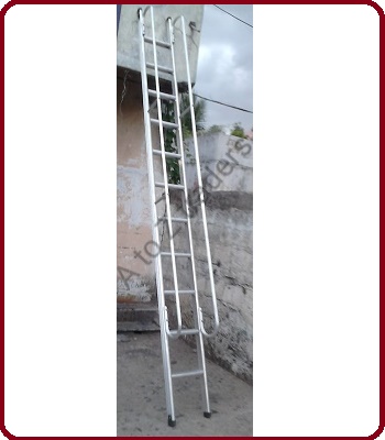 Aluminium Wall Supporting Railing Ladder