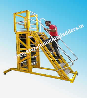 FRP Mobile Platform Ladders