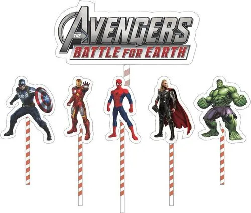 Avengers Paper Toppers (Set of 5)