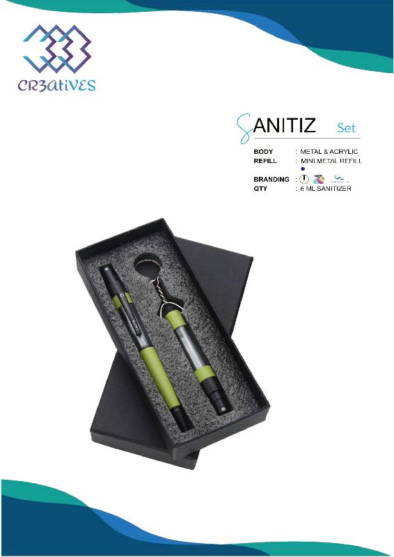 Promotional Pen and Keychain Gift Set