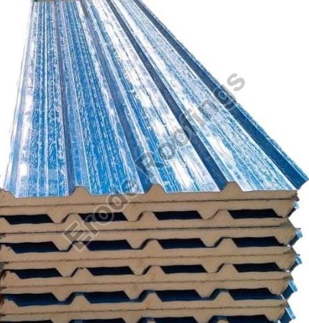 Blue PUF Roofing Sheets