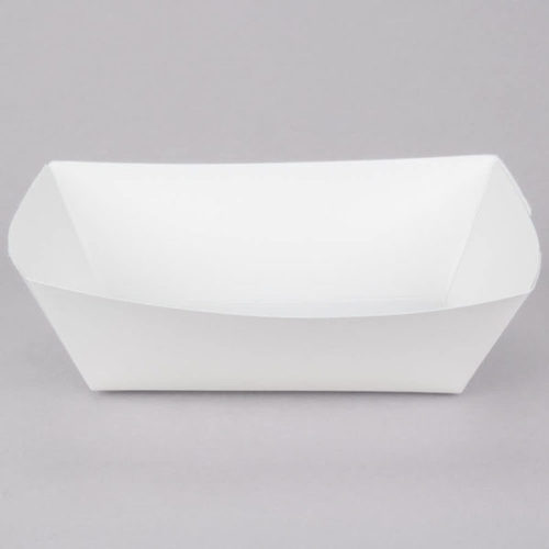 750ml White Paper Boat Tray