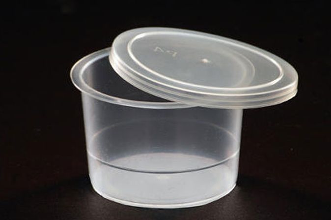 Plastic Transparent Round Container