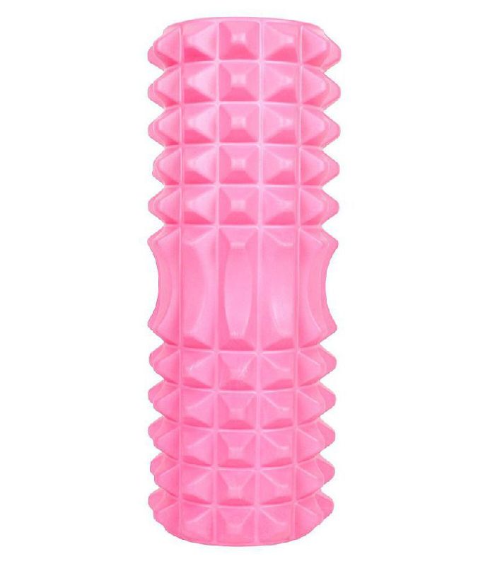 Strauss Grid Foam Roller, 33 cm, (Pink)