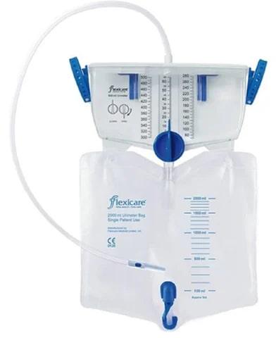 Buy B Positive 2000ml Plastic Urine Bag with Hanger & Urometer Online At  Best Price On Moglix
