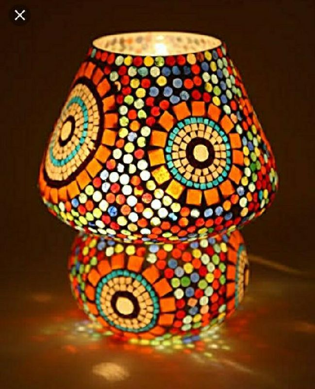 Antique Mosaic Table Lamp