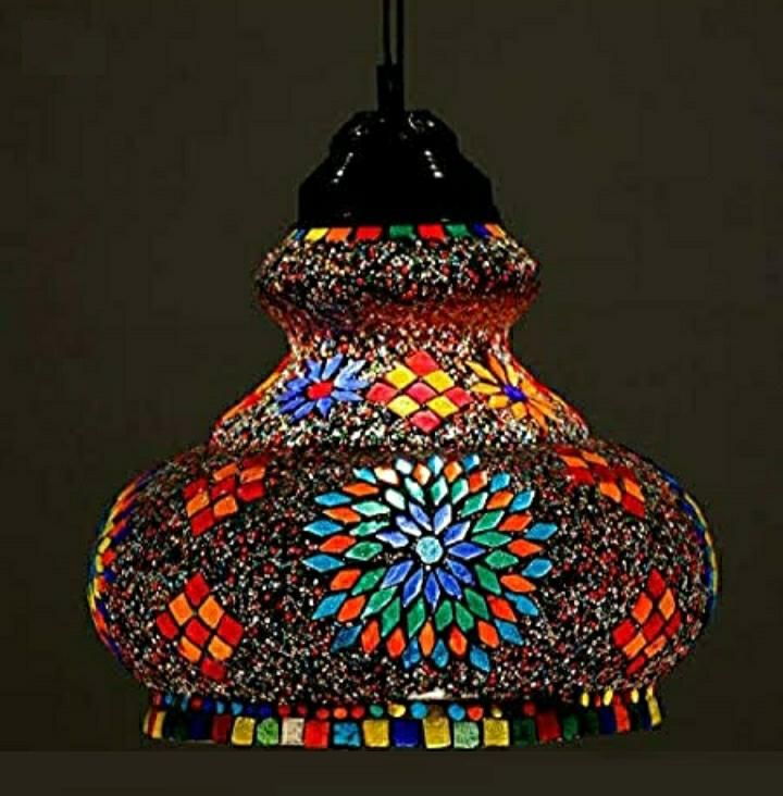 Turkish Mosaic Hanging Lamp