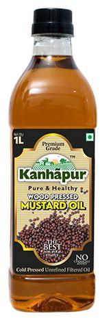 1 Litre Wood Pressed Mustard  Oil