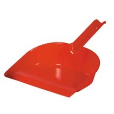 Red Plastic Dust Pan