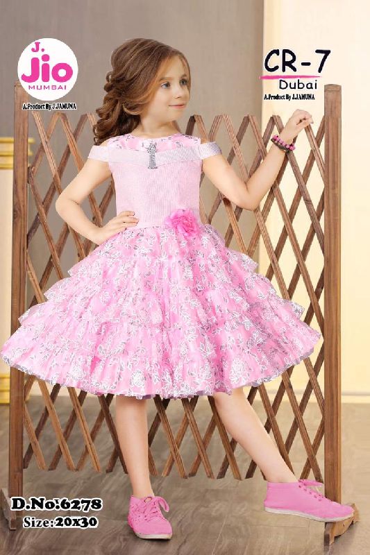 Red Girl Kids Frock Manufacturer In New Delhi at Rs 350 in New Delhi | ID:  24694245655