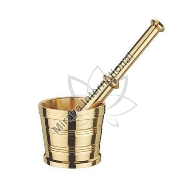 Brass Mortar and Pestle