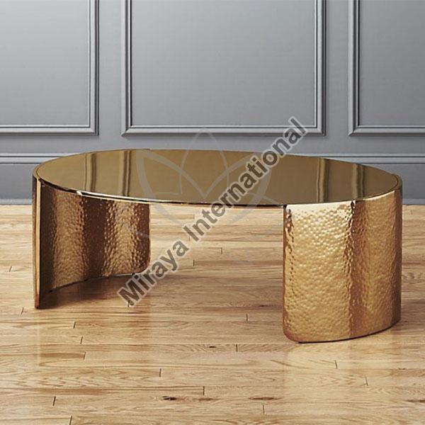 Brass Oval Table