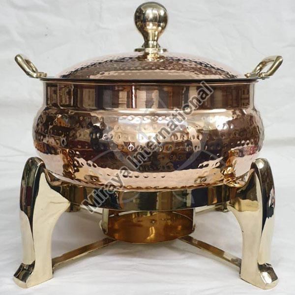 Hammered Copper Chafing Dish
