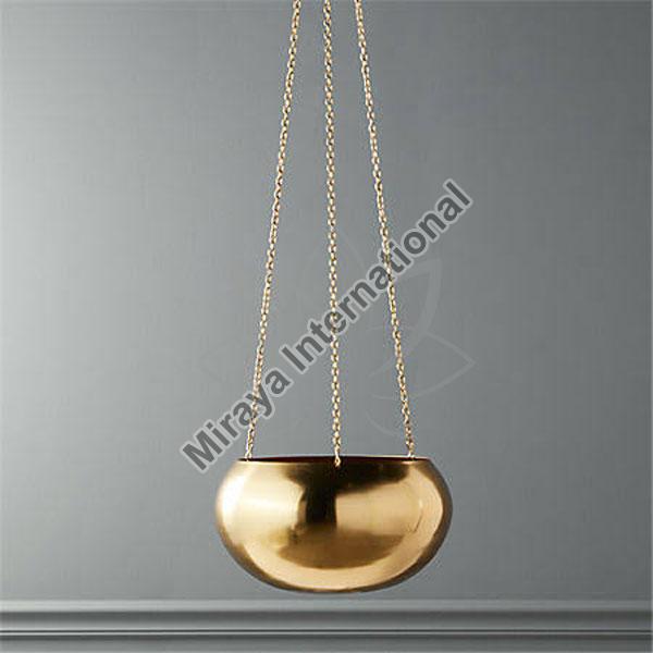 Hanging Brass Pot