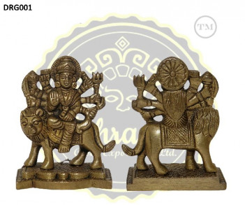 2.75 Inches Brass Maa Durga Statue
