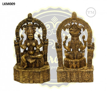 20 Inches Brass Goddess Lakshmi Statue