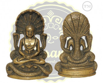 5 Inches Brass Lord Buddha Idol