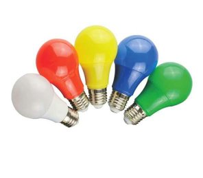 coloured led bulb