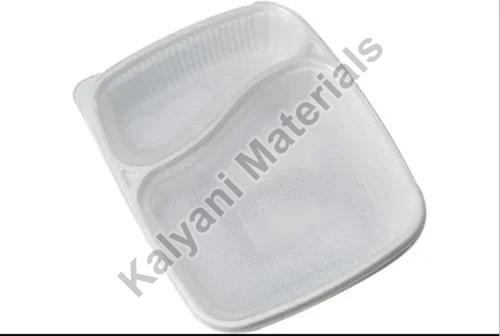 2 Compartment Meal Tray