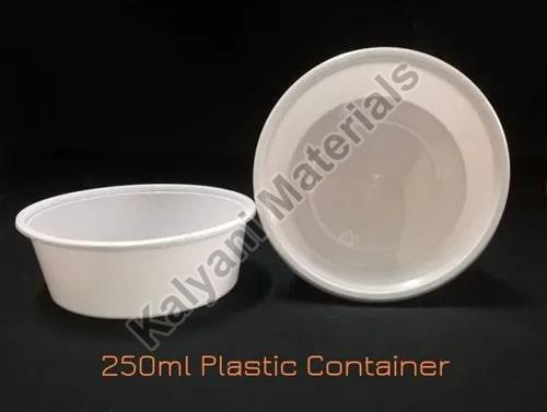 Clear Plastic Round Container
