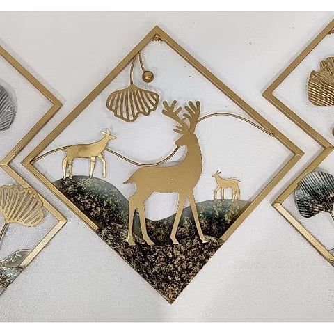 Wandering Deer Diamond Nature Wall Decor