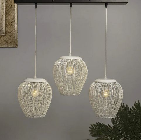 White Hanging Lamp