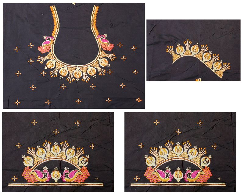Embroidery work sarees Manufacturer, Supplier, exporters in Bangalore,  Karnataka, India - Embroidery work sarees companies
