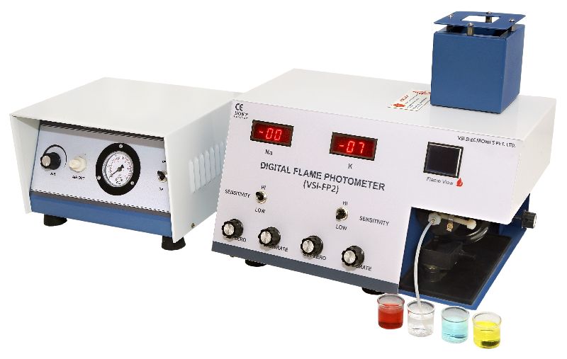 Microprocessor Flame Photometer VSI-FP2 Digital Clinical Flame Photometer