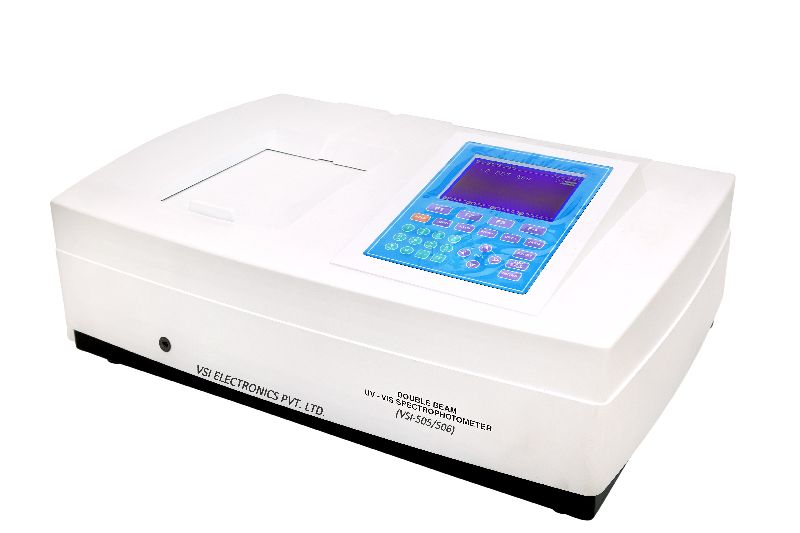 UV-VIS Spectrophotometer VSI-505-506 Varibale Bandwidth DB UV-VIS Spectrophotometer with 8 cell hold