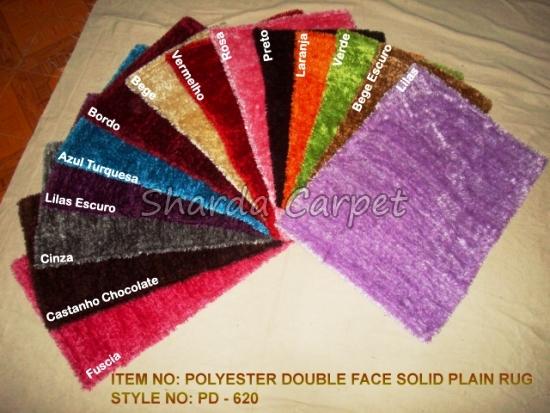 Double Face Polyester Rugs