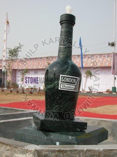 Granite Bottle Shaped Fountain