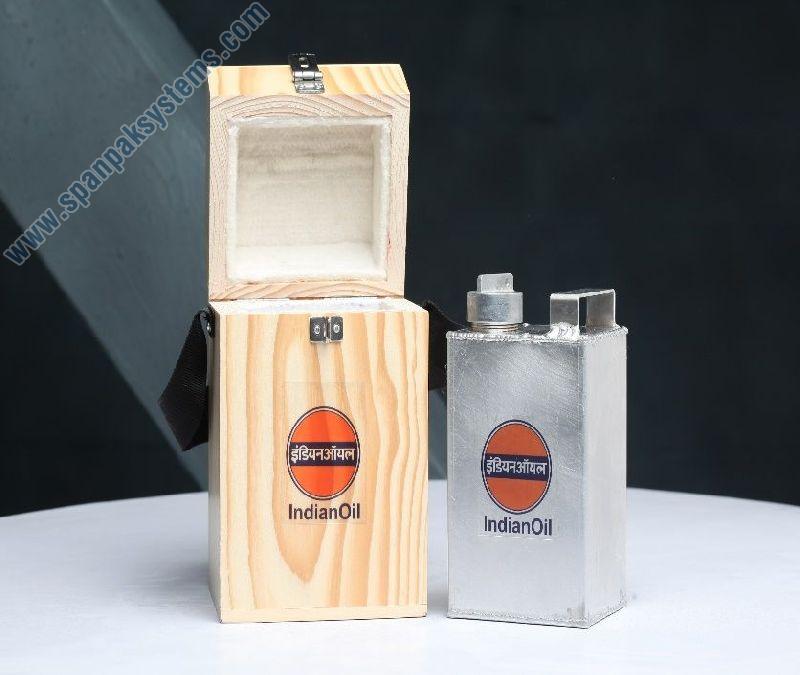 Wooden Petrol Testing Kit Box