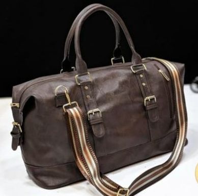 Tony Rosato Leather Buffalo Duffel Bag — MaheTri
