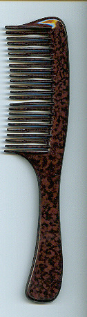 Wood Finish Detangler Hair Comb