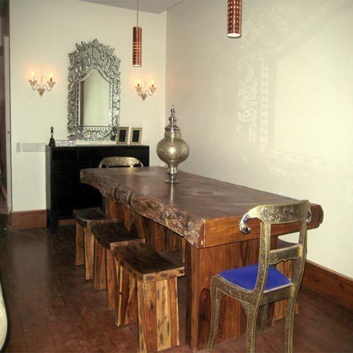 Champagne Leafing On Dining Chair