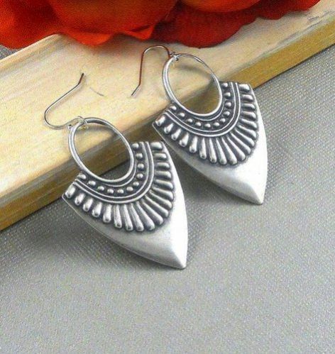 925 Sterling Silver Boho Earrings