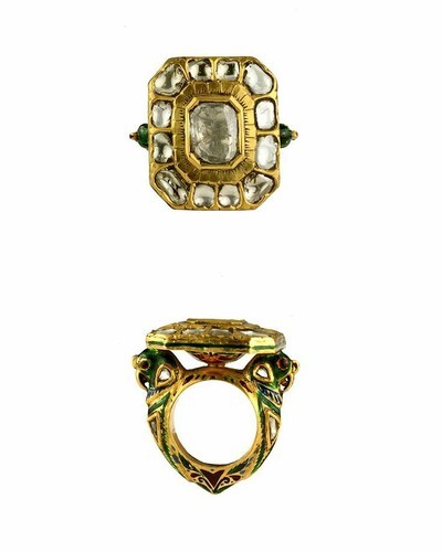 Antique Gold Mughal Ring