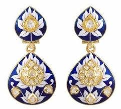 Gold Dangler Earrings
